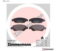 BREMSBELAGSATZ SCHEIBENBREMSE 23959.175.1 FÜR PEUGEOT TOYOTA CITROEN 1.0L 3cyl