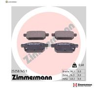 BREMSBELAGSATZ SCHEIBENBREMSE 25258.145.1 FÜR SUZUKI GRAND/NOMADE S-CROSS/SUV