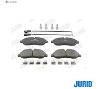 BREMSBELAGSATZ SCHEIBENBREMSE 573438J FÜR FORD TRANSIT/V363/Platform/Chassis