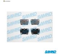 BREMSBELAGSATZ SCHEIBENBREMSE 5SP997 FÜR TOYOTA RAV/4/II 1CD-FTV 2.0L 4cyl