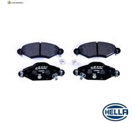 BREMSBELAGSATZ SCHEIBENBREMSE 8DB 355 010-791 FÜR TOYOTA YARIS 1SZ-FE 1.0L 4cyl