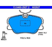 Bremsbelagsatz Scheibenbremse ATE 13.0460-2927.2 (1Satz-1Stk)