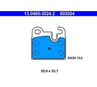 Original ATE 13.0460-3024.2 Bremsbelagsatz, Scheibenbremse