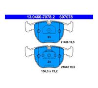 Original ATE 13.0460-7078.2 Bremsbelagsatz, Scheibenbremse
