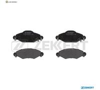 BREMSBELAGSATZ SCHEIBENBREMSE BS-2076 FÜR TOYOTA 2SZ-FE 1.3L 1ND-TV 1.4L 4cyl