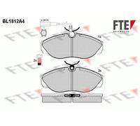 Bremsbelagsatz Scheibenbremse FTE 9010388 für FIAT DUCATO Bus Combinato CAT 4x4