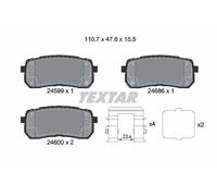TEXTAR 2459904 Bremsbelagsatz, Scheibenbremse