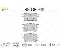 Valeo | Bremsbelagsatz, Scheibenbremse | 601350