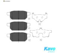 BREMSBELAGSATZ SCHEIBENBREMSE KBP-8526 FÜR SUZUKI GRAND/NOMADE VITARA/SUV SX4