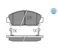 BREMSBELAGSATZ SCHEIBENBREMSE MEYLE 025 218 7918 W