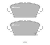 Bremsbelagsatz Scheibenbremse MOTAQUIP LVXL643 für NISSAN PRIMERA P12 Hatchback
