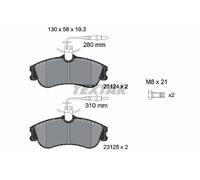 Bremsbelagsatz Scheibenbremse Q+ TEXTAR 2312401 für PEUGEOT 306 BERLINGO PARTNER