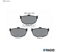 BREMSBELAGSATZ SCHEIBENBREMSE T0391N FÜR HYUNDAI LANTRA/III/IV ELANTRA COUPE