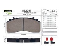 VALEO Bremsbelagsatz, Scheibenbremse OPTIPACK Universal für MERCEDES-BENZ 882287