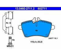 Bremsbeläge mit Wkt. Mercedes A- und B-Klasse W169 u. W245 vorne