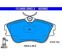 Bremsbelagsatz ATE 13.0460-2982.2, Vorne