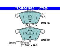 Febi Bremsbeläge mit Wkt. Audi A6 (C5) Satz für vorne