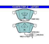 Bremsbelagsatz Abs Vorderachse für NISSAN X-TRAIL QASHQAI RENAULT KOLEOS KADJA D