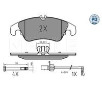 MEYLE Bremsbelagsatz, Scheibenbremse MEYLE-PD: Advanced performance and design.