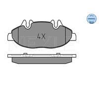 Bremsbeläge Vorderachse 025 240 0720 MEYLE für MERCEDES-BENZ VIANO VITO Bus