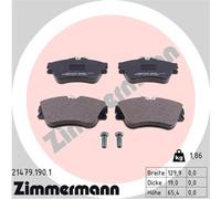 ZIMMERMANN Bremsbelagsatz, Scheibenbremse 21479.190.1