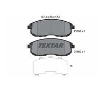 Bremsbelagsatz TEXTAR 2163301, Vorne