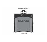 Bremsbelagsatz TEXTAR 2191903, Hinten