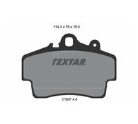 Bremsbelagsatz TEXTAR 2193702, Vorne