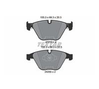 Bremsbelagsatz TEXTAR 2331301, Vorne