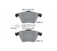 Bremsbelagsatz TEXTAR 2395001, Vorne