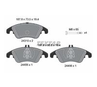Bremsbelagsatz TEXTAR 2431001, Vorne