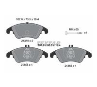 Bremsbelagsatz TEXTAR 2431001, Vorne