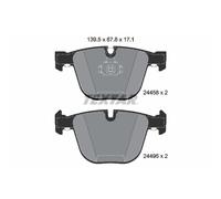 Bremsbelagsatz TEXTAR 2445801, Hinten