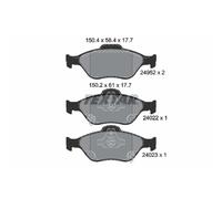 Bremsbelagsatz TEXTAR 2495201, Vorne