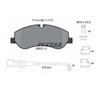 Bremsbelagsatz TEXTAR 2560201, Vorne