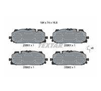 Textar Bremsbeläge Vorderachse für A4 A5 A6 A7 A8 E-Tron Q3 Q5 Q7 Q8