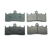 Bremse für Beläge Für K1600B 17-23 K1600 18-20 K1600GT 11-23 K1600GTL 11-23 K 1600B 1600GT GTL Motorrad Vorne Hinten Bremsbeläge(2 X Front)