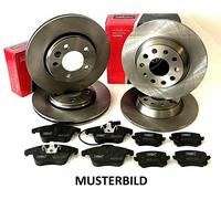 Bremsen Set Bremsscheiben + Beläge VORNE Ø328 + HINTEN Ø309 für LEXUS RX (_L1_)