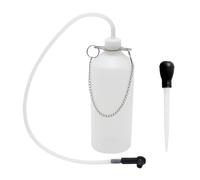 Bremsflüssigkeitsbehälter 1L, Bremsenentlüfter, Bremsenentlüftungsgerät Auto, Bremsenentlüfterflasche mit 65CM Schlauch und Universal Gummi-Adapter Bremsenentlüftungsgerät den Austausch von Bremsö