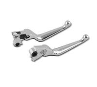 Bremshebel und Kupplungshebel-Set Grip für Harley Davidson Dyna Fat Bob 08-17 Chrom