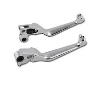 Bremshebel und Kupplungshebel-Set Skull I für Harley Davidson Dyna Fat Bob 08-17 Chrom