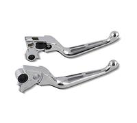 Bremshebel und Kupplungshebel-Set Stripe für Harley Davidson Dyna Fat Bob 08-17 Chrom