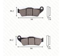 Bremsbelagsatz TRW MCB648