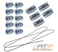 Bestprice Bremsrohr 5M + 5x Verbinder + 10x Verschraubung