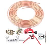 Bremsleitungs-Bördelwerkzeug - Spulen- und Verbindungs-Set für Auto-Bremsleitungen, Bremsleitungen, praktisch, -Reparatur-Set mit Hals