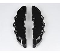 Bremssattel abdeckung 4 Stück / 2 3D ABS Bremssattelabdeckungen Bremsscheibengehäuse passend für Dodge, Jeep, Lexus und Renault(2Pcs Black M Size)