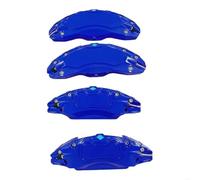 Bremssattel abdeckung Radnaben-Bremssattelabdeckung für Vorder- und Hinterachse (3-Zoll-Aluminium-Bremssattelabdeckungen, Modifikationszubehör)(For Navy Blue)