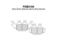 Bremssattel Ferodo FDB2184P Paar Für Kymco 500 MXU IRS 2005-2013