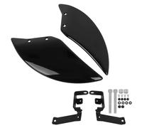 Bremssattel-Luftkühlung Fit Für Kawasaki NINJA ZX-6R 636 2024-2026 Bremssattel Kühler Motorrad Bremsscheibe Kühler Luftkühlung Kanal Seite abdeckung Bremssattelkühler(Glossy black lower)