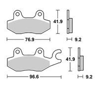 Bremssattel Paar SBS 119 HM Für Kymco 150 DINK CLASSIC 2002-2007